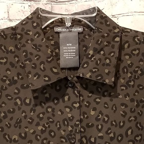 NEW Leopard BNWT HOT Shirt Chelsea & Theodore - Picture 3 of 9